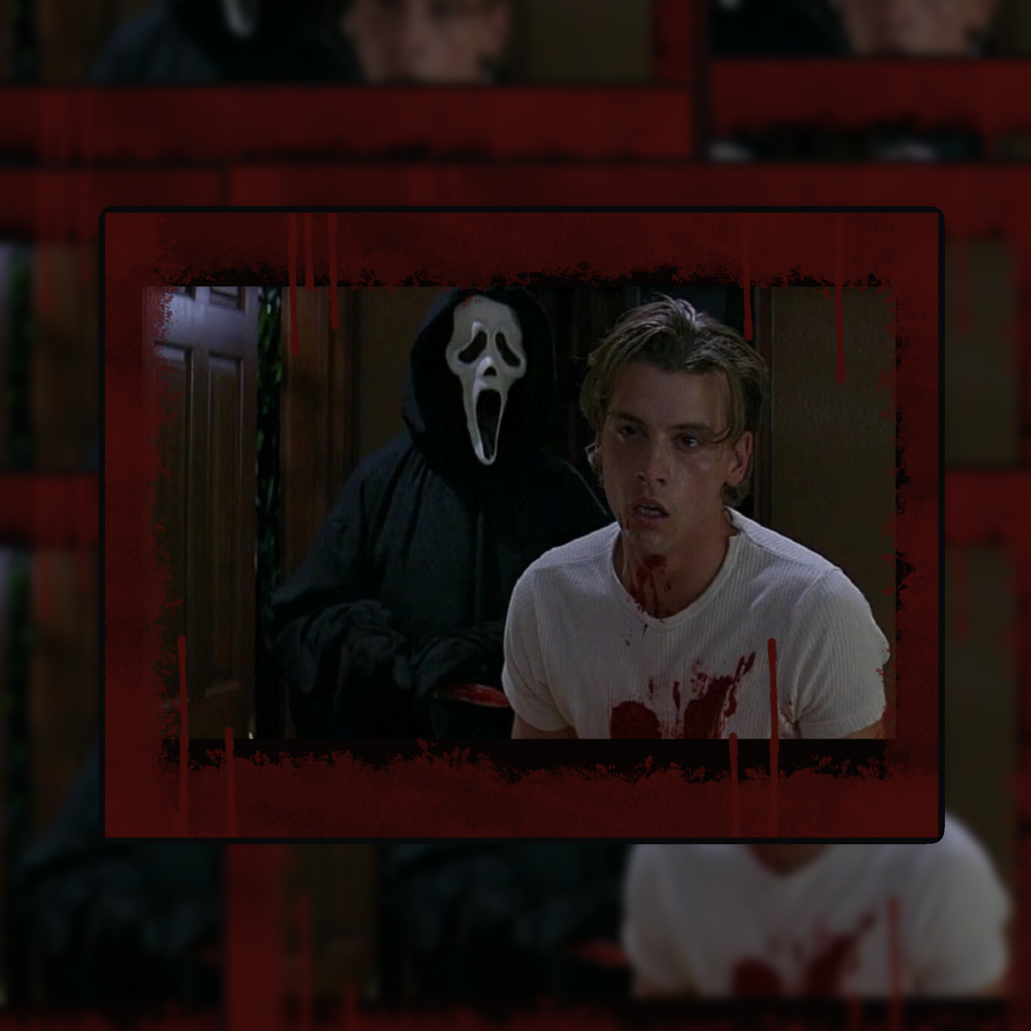 Scream Billy Loomis and Ghostface Sticker