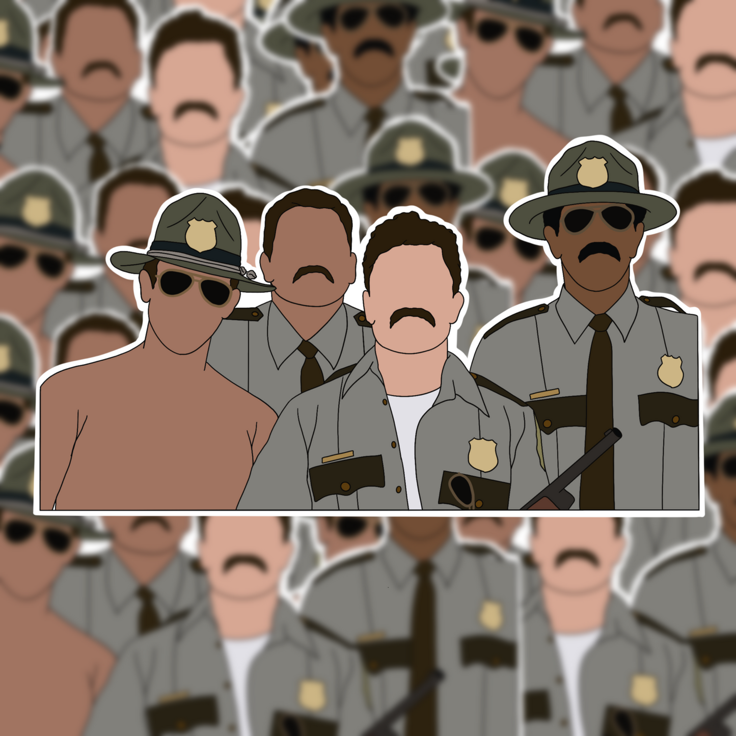 Super Troopers Sticker Pack