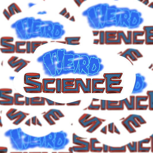 Weird Science logo sticker