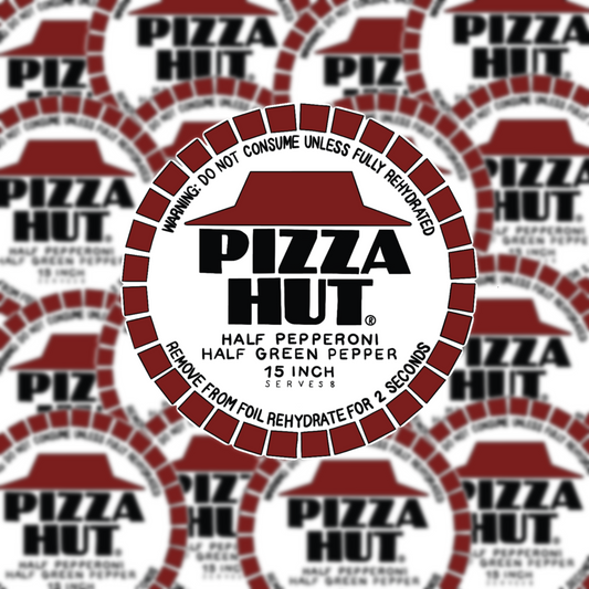 Back To The Future Pizza Hut sticker