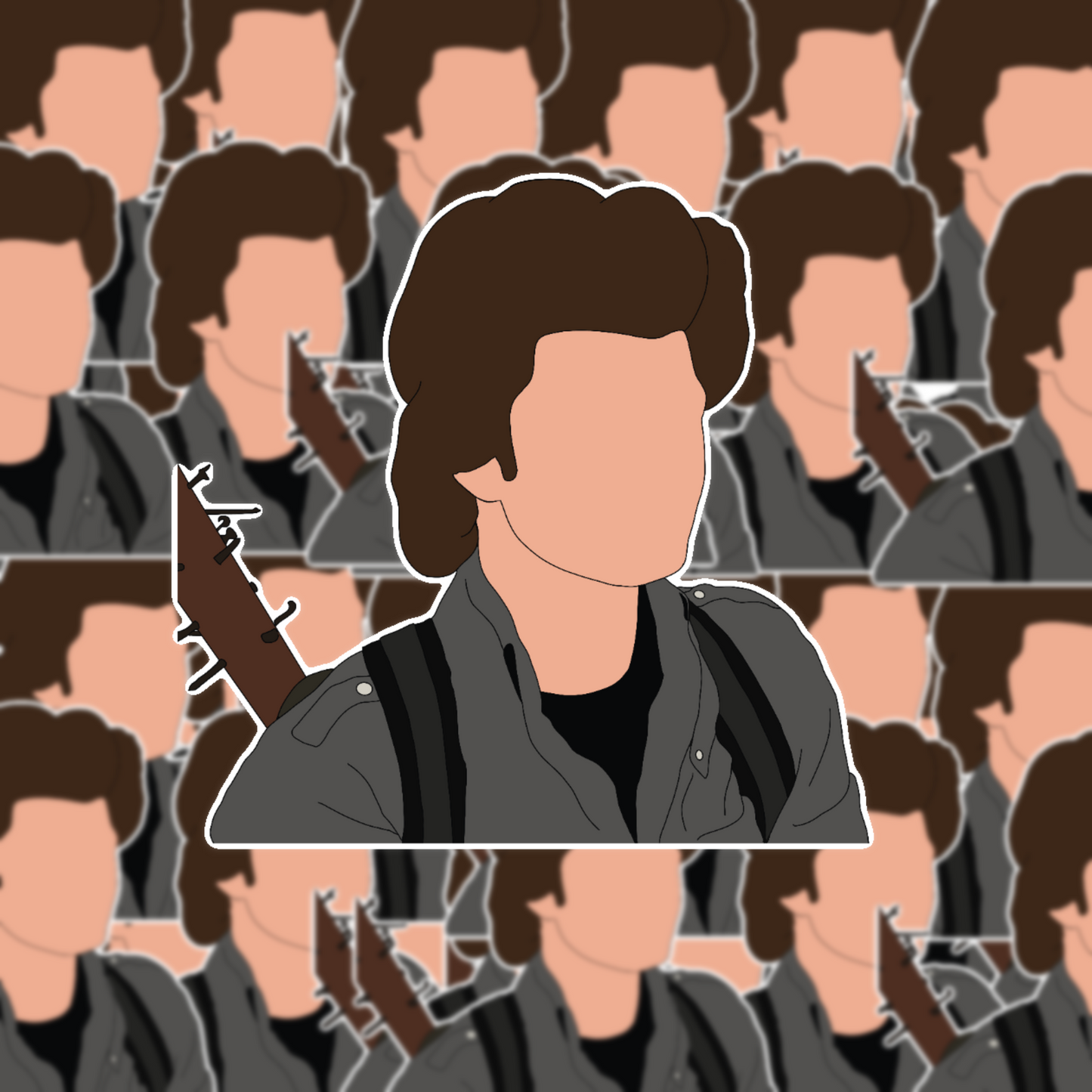 Steve Harrington with baseball bat sticker