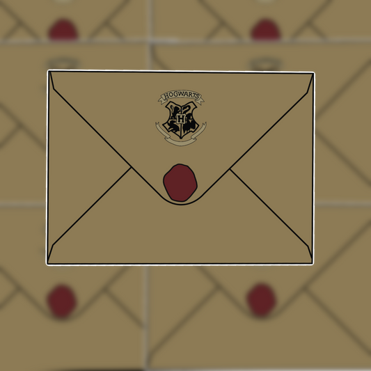 Hogwarts letter sticker